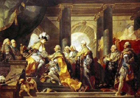 Louis XVI recoit a Reims les hommages des chevaliers du, Gabriel-Francois Doyen